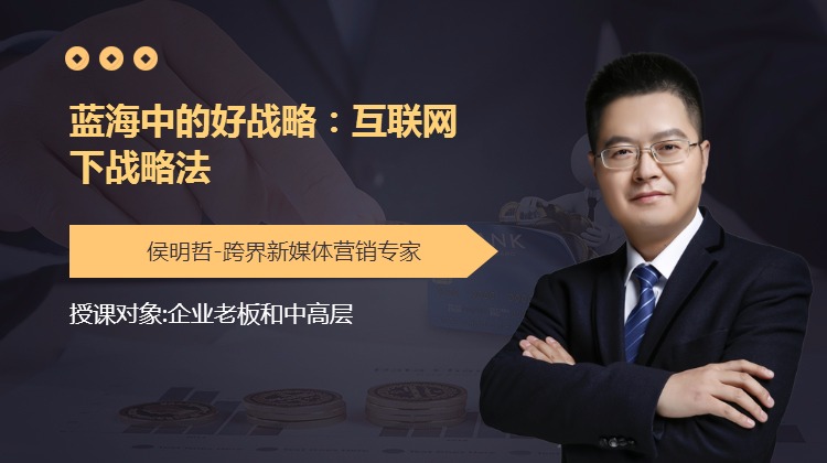 蓝海中的好战略：互联网下战略法